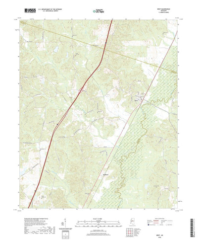 United States Geological Survey West, MS (2020, 24000-Scale) digital map