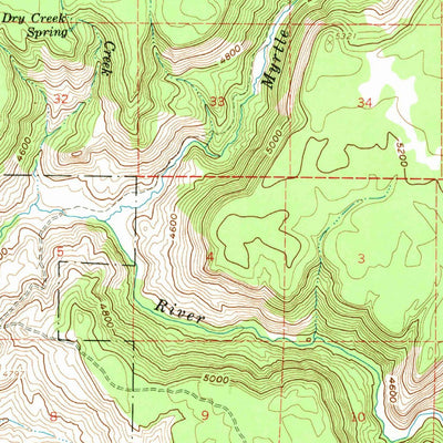United States Geological Survey West Myrtle Butte, OR (1959, 62500-Scale) digital map