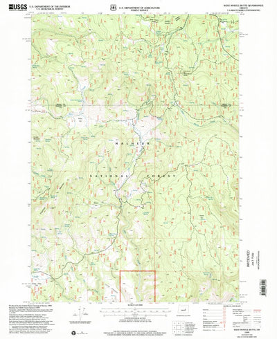 United States Geological Survey West Myrtle Butte, OR (1999, 24000-Scale) digital map