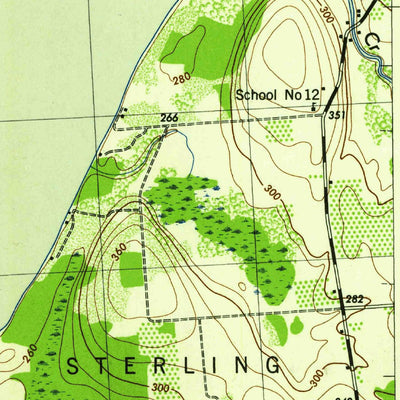 United States Geological Survey West Ninemile Point, NY (1943, 31680-Scale) digital map