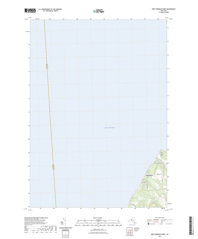 United States Geological Survey West Ninemile Point, NY (2023, 24000-Scale) digital map