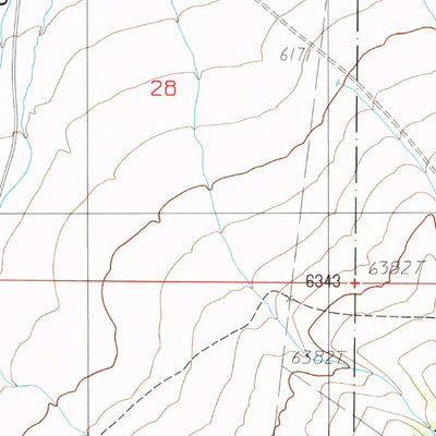 United States Geological Survey West Of Austin, NV (1988, 24000-Scale) digital map