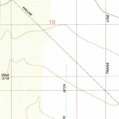 United States Geological Survey West Of Avra, AZ (1989, 24000-Scale) digital map
