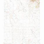 United States Geological Survey West Of Beck Pass, NV (1990, 24000-Scale) digital map