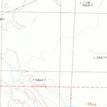United States Geological Survey West Of Beck Pass, NV (1990, 24000-Scale) digital map