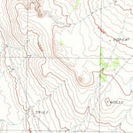 United States Geological Survey West Of Beck Pass, NV (1990, 24000-Scale) digital map