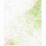 United States Geological Survey West Of Bellevue Peak, NV (1990, 24000-Scale) digital map