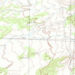 United States Geological Survey West Of Bellevue Peak, NV (1990, 24000-Scale) digital map