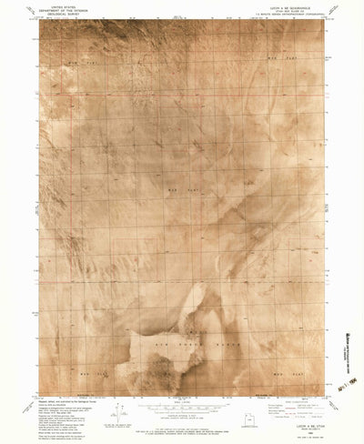 United States Geological Survey West Of Big Pass, UT (1983, 24000-Scale) digital map