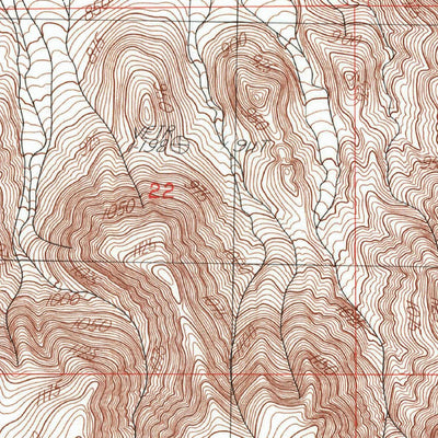 United States Geological Survey West Of Blind Hills, CA (1984, 24000-Scale) digital map
