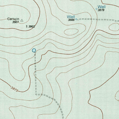 United States Geological Survey West Of Brickel, TX (1998, 24000-Scale) digital map