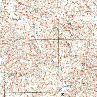 United States Geological Survey West Of Broadwell Mesa, CA (1985, 24000-Scale) digital map