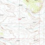 United States Geological Survey West Of Coffin Mountain, NV (1985, 24000-Scale) digital map