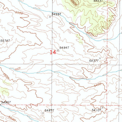United States Geological Survey West Of Coffin Mountain, NV (1985, 24000-Scale) digital map