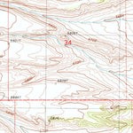 United States Geological Survey West Of Coffin Mountain, NV (1985, 24000-Scale) digital map