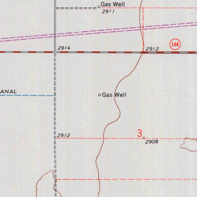 United States Geological Survey West Of Copeland, KS (1960, 24000-Scale) digital map