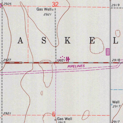 United States Geological Survey West Of Copeland, KS (1960, 24000-Scale) digital map