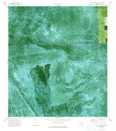 United States Geological Survey West Of Deem City, FL (1974, 24000-Scale) digital map