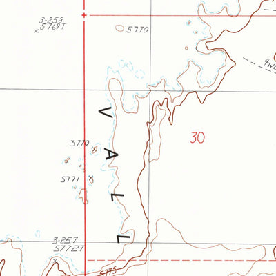 United States Geological Survey West Of Diamond Springs, NV (1990, 24000-Scale) digital map