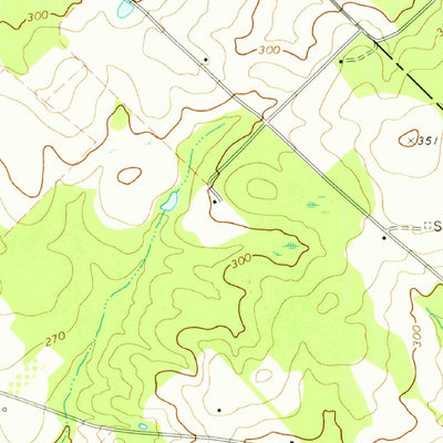 United States Geological Survey West Of Eastman, GA (1972, 24000-Scale) digital map