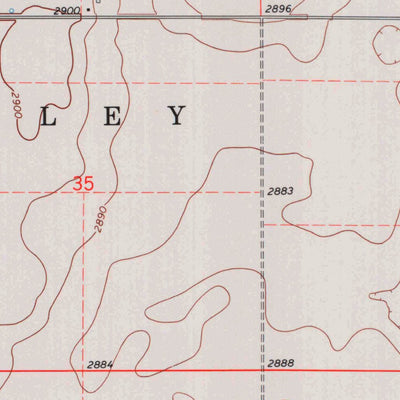 United States Geological Survey West Of Eminence Cemetery, KS (1974, 24000-Scale) digital map