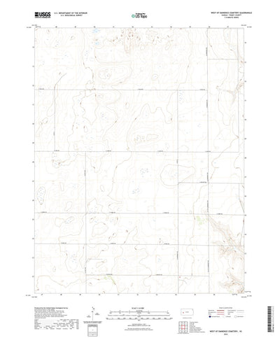 United States Geological Survey West of Eminence Cemetery, KS (2022, 24000-Scale) digital map