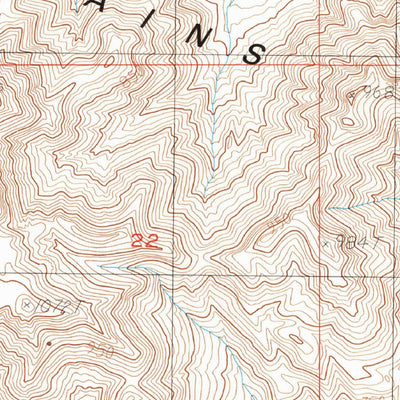 United States Geological Survey West Of Glasgow, CA (1985, 24000-Scale) digital map