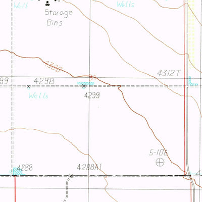 United States Geological Survey West Of Greasewood Mountain, AZ (1985, 24000-Scale) digital map