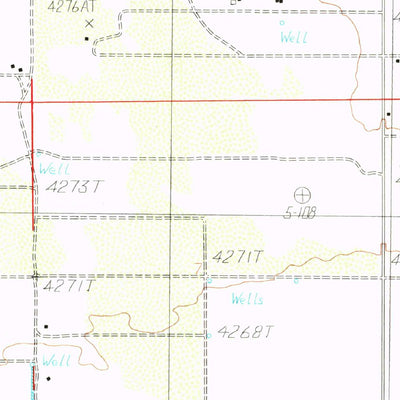 United States Geological Survey West Of Greasewood Mountain, AZ (1985, 24000-Scale) digital map