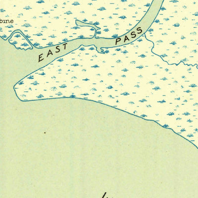 United States Geological Survey West Of Greens Bayou, TX-LA (1946, 31680-Scale) digital map