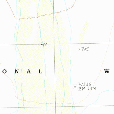 United States Geological Survey West Of Growler Peak, AZ (1990, 24000-Scale) digital map
