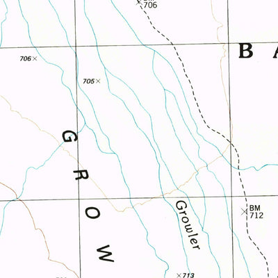 United States Geological Survey West Of Growler Peak, AZ (1996, 24000-Scale) digital map