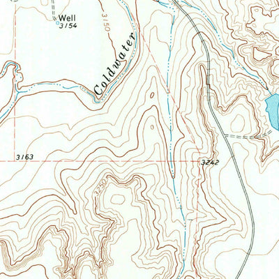 United States Geological Survey West Of Gruver, TX (1974, 24000-Scale) digital map