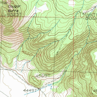 United States Geological Survey West Of Hampton, OR (1983, 24000-Scale) digital map