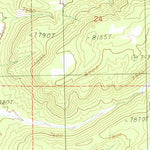 United States Geological Survey West Of Huntoon Spring, CA-NV (1988, 24000-Scale) digital map