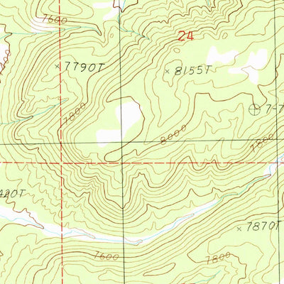 United States Geological Survey West Of Huntoon Spring, CA-NV (1988, 24000-Scale) digital map