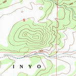 United States Geological Survey West Of Huntoon Spring, CA-NV (1994, 24000-Scale) digital map