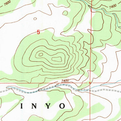 United States Geological Survey West Of Huntoon Spring, CA-NV (1994, 24000-Scale) digital map