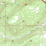 United States Geological Survey West Of Huntoon Spring, CA-NV (1994, 24000-Scale) digital map