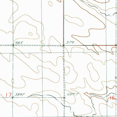 United States Geological Survey West Of Ideal, SD (1982, 24000-Scale) digital map