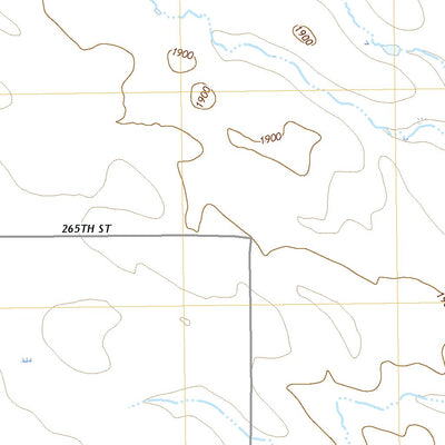 United States Geological Survey West of Ideal, SD (2021, 24000-Scale) digital map