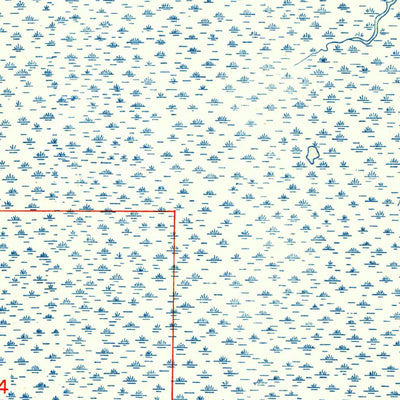 United States Geological Survey West Of Johnson Bayou, LA-TX (1943, 24000-Scale) digital map