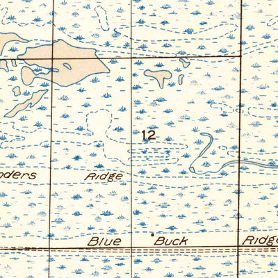 United States Geological Survey West Of Johnson Bayou, LA-TX (1946, 31680-Scale) digital map
