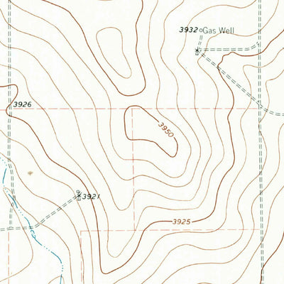 United States Geological Survey West Of Kerrick, TX (1964, 24000-Scale) digital map