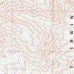 United States Geological Survey West Of Leach Spring, CA (1984, 24000-Scale) digital map