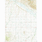 United States Geological Survey West Of Leadore, ID (1987, 24000-Scale) digital map