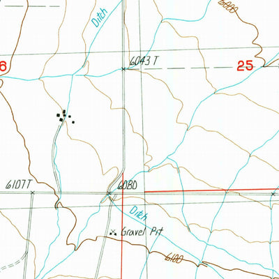 United States Geological Survey West Of Leadore, ID (1987, 24000-Scale) digital map