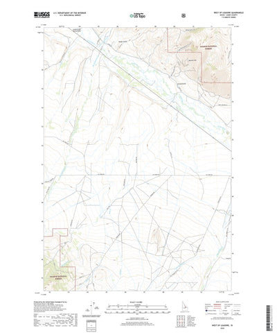 United States Geological Survey West of Leadore, ID (2020, 24000-Scale) digital map