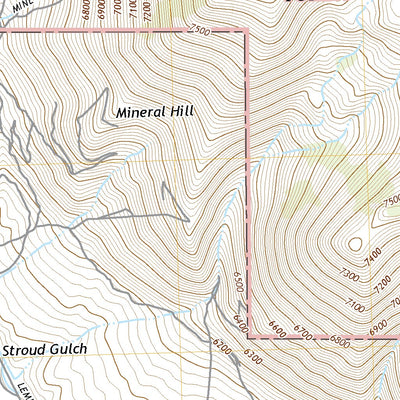 United States Geological Survey West of Leadore, ID (2020, 24000-Scale) digital map