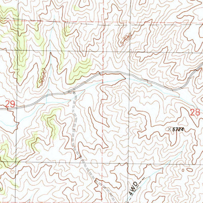United States Geological Survey West Of Lee, NV (1990, 24000-Scale) digital map